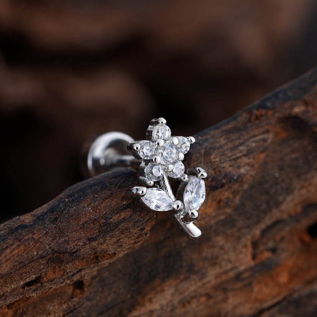 Minimalist Micro-Set Zircon Ear Cuffs