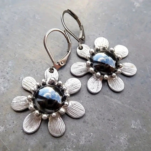 Retro Floral Earrings Women's Fashion