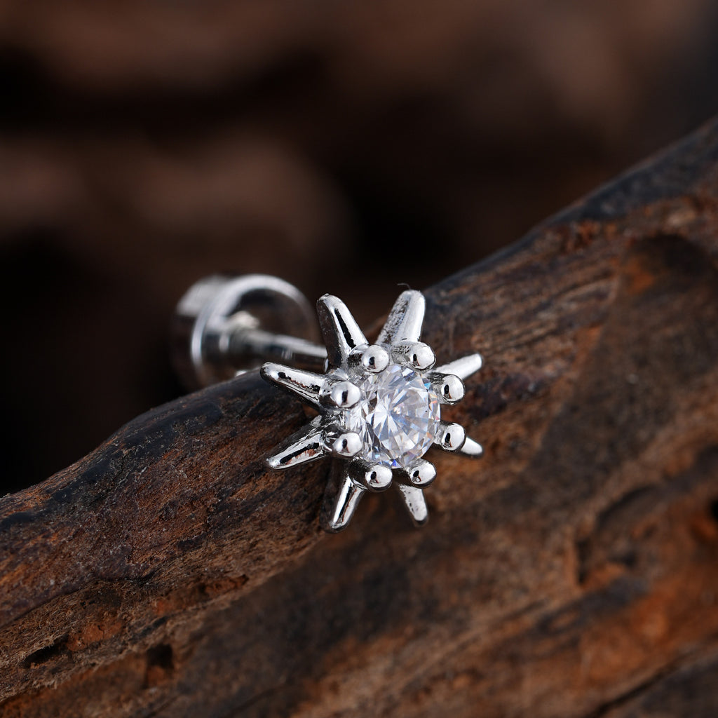 Minimalist Micro-Set Zircon Ear Cuffs