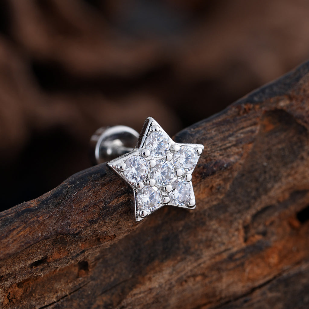 Minimalist Micro-Set Zircon Ear Cuffs